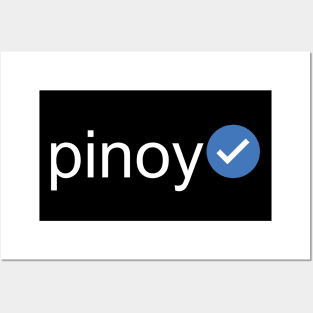 Verified Pinoy (White Text) Posters and Art